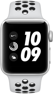 

Apple Watch Nike+ GPS - 42 mm Silver Aluminium Case with Platinum/Black Nike Sport Band(Silver Strap Regular)