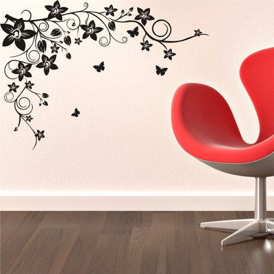 

SN Graphics  PVC Vinyl Sticker(Pack of 1, Black