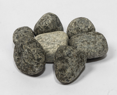 

Decor Pebbles SP0F99 Regular Asymmetrical Rock Pebbles(Black 1 kg)