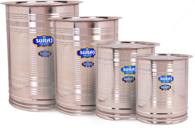 

Suraj Pawali Set SUPW000S 100 L Drum(Steel, Pack of 4)