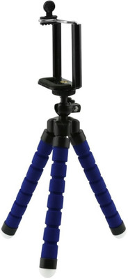 

Techlife Solutions Flexible Blue Mini Tripod stand for Universal Mobile & Digital Cameras - High Quality Techlife Brand Tripod(Blue, Supports Up to 1500 g)