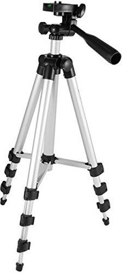 

RetailShopping HJT0124 Tripod(SILVER AND BLACK, Supports Up to 4900 g)
