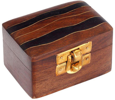

Craft Art India Handcrafted Wooden Decorative Jewelery / Jewellery Box With Designing Jewellery Vanity Box(Multicolor)