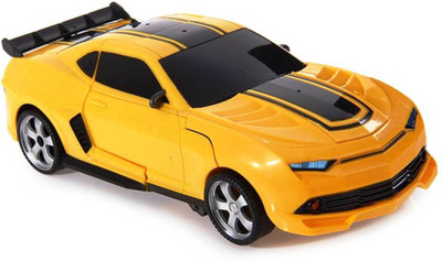 

FEMININE STYLE DEFORM ROBOT CUM CAR(Yellow)