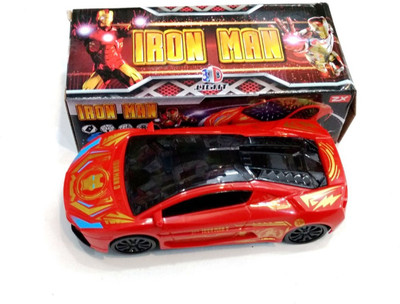 

FEMININE STYLE Iron Man Car With 3D light(Red)