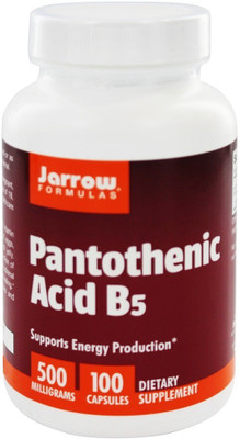 

Jarrow Formulas Pantothenic Acid B5 500mg-100Nos(100)