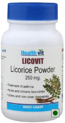 

HealthVit LICOVIT Licorice powder 250 mg 60 Capsules��(60 No)