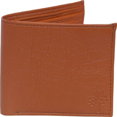 

White Bear Men Tan Artificial Leather Wallet(3 Card Slots)