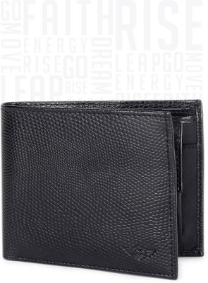 

Metronaut Men Black Artificial Leather Wallet(3 Card Slots)