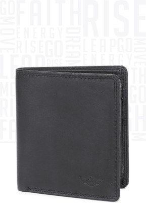 

Metronaut Men Formal, Casual Black Genuine Leather Wallet(3 Card Slots)