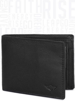 

Metronaut Men Black Genuine Leather Wallet(3 Card Slots)
