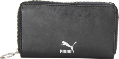 

Puma Men Black Artificial Leather Wallet(6 Card Slots), Puma black