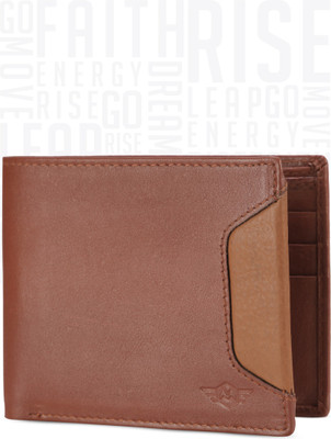 

Metronaut Men Casual Tan Genuine Leather Wallet(7 Card Slots)