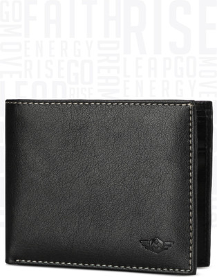 

Metronaut Men Black Artificial Leather Wallet(3 Card Slots)