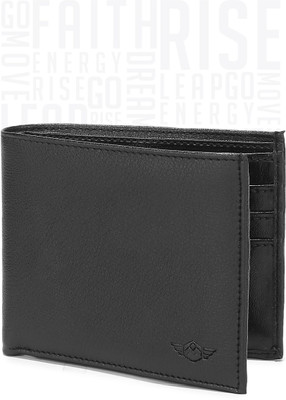 

Metronaut Men Formal Black Artificial Leather Wallet(6 Card Slots)
