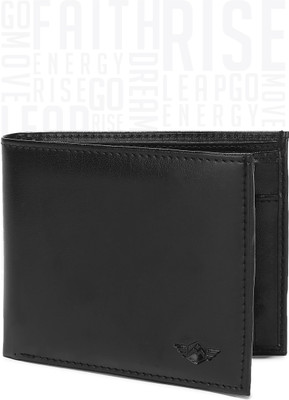 

Metronaut Men Casual Black Artificial Leather Wallet(3 Card Slots)