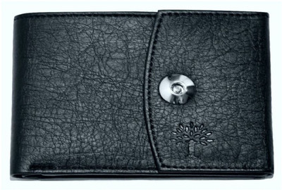 

White Bear Men Black Artificial Leather Wallet(6 Card Slots)