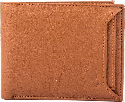 

White Bear Men Tan Artificial Leather Wallet(3 Card Slots)