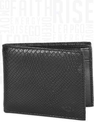 

Metronaut Men Black Artificial Leather Wallet(5 Card Slots)