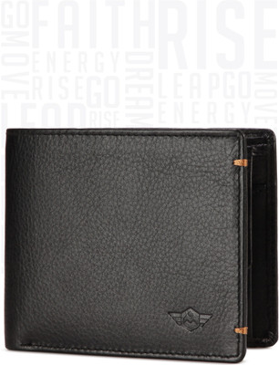 

Metronaut Men Casual Black Genuine Leather Wallet(4 Card Slots)