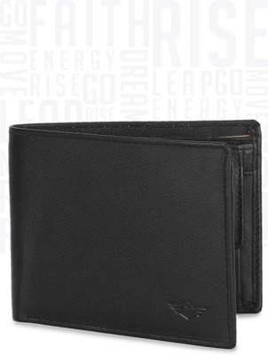 

Metronaut Men Black Genuine Leather Wallet(4 Card Slots)