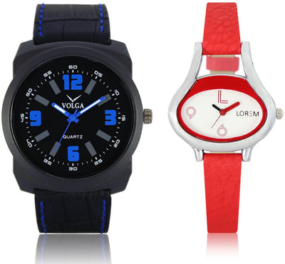 

Volga VL32LR206 New Exclusive Collection Leather Strap-Belt Mens Watches Best Offer Combo Watch - For Boys