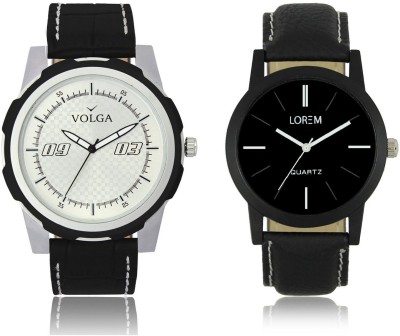 Volga VL40LR05 New Exclusive Collection Leather Strap-Belt Mens Watches Best Offer Combo Watch  - For Boys   Watches  (Volga)