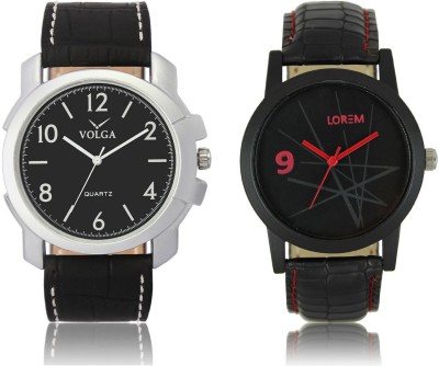 Volga VL35LR08 New Exclusive Collection Leather Strap-Belt Mens Watches Best Offer Combo Watch  - For Boys   Watches  (Volga)