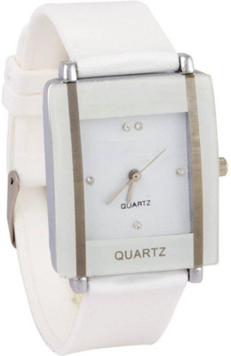 View Freny Exim Attractive Casual Square White Dial Soft Belt Strap Watch  - For Women Wrist Watches Price Online(Freny Exim)