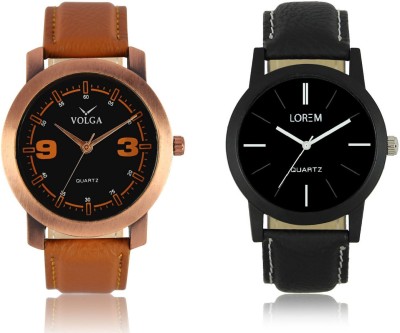 Volga VL21LR05 New Exclusive Collection Leather Strap-Belt Mens Watches Best Offer Combo Watch  - For Boys   Watches  (Volga)
