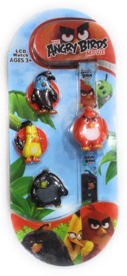 SS Traders -Cute Angrybirds3 Dial Changeable Watch  - For Boys & Girls   Watches  (SS Traders)