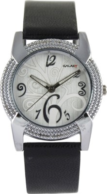 Galaxy GY088WHTBLK Watch  - For Women   Watches  (Galaxy)
