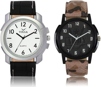 Volga VL12LR03 New Exclusive Collection Leather Watch  - For Boys   Watches  (Volga)