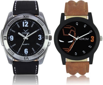 

Volga VL34LR04 New Exclusive Collection Leather Strap-Belt Mens Watches Best Offer Combo Watch - For Boys