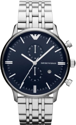 Emporio Armani AR1648 Blue Dial Watch  - For Men   Watches  (Emporio Armani)