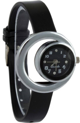 View Freny Exim Unique Fashion Black Round Dial Comfortable Strap Watch  - For Girls Wrist Watches Price Online(Freny Exim)