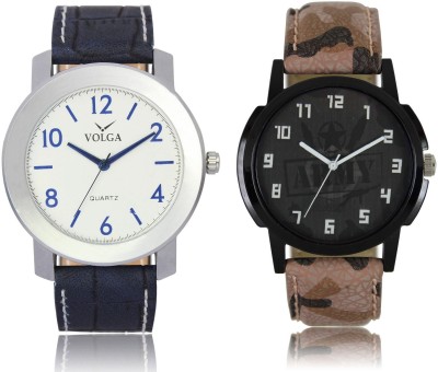 Volga VL11LR03 New Exclusive Collection Leather Strap-Belt Mens Watches Best Offer Combo Watch  - For Boys   Watches  (Volga)