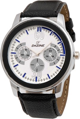 Dezine DZ-GR00909-WHT-BLK Watch  - For Men   Watches  (Dezine)