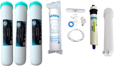 

Earth Ro System 1 Year multipro membrane and RO service Kit with Jacco Inline set Solid Filter Cartridge(0.001, Pack of 10)
