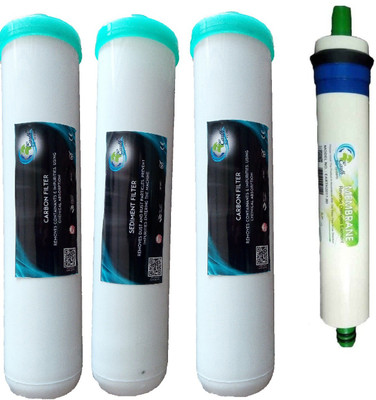 

Earth Ro System 1 Year RO service Kit ,earth80 gpd with Jacco Inline set Solid Filter Cartridge(0.001, Pack of 4)