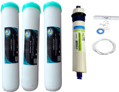 

Earth Ro System 1 Year RO service Kit,Multipro membrane with Jacco Inline set Solid Filter Cartridge(0.001, Pack of 8)