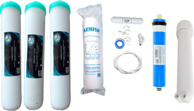 

Earth Ro System 1 Year vontron membrane RO service Kit with Jacco Inline set Solid Filter Cartridge(0.001, Pack of 10)