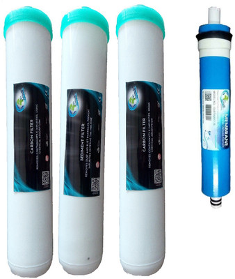 

Earth Ro System 1 Year RO service Kit,earth75 gpd with Jacco Inline set Solid Filter Cartridge(0.001, Pack of 4)
