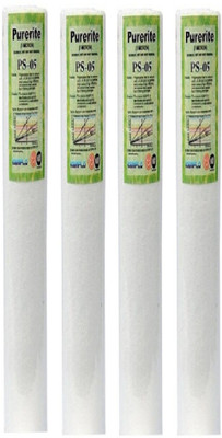 

BalRama 20inch Spun Candle Prefilter Inline PP Spun 20" Kemflow Sand Dust Dirt Remove Filter 5 Micron Kemflo for Commercial 50 Ltr RO UV UF Mineral Water Purifiers Service Solid Filter Cartridge(5, Pack of 4)