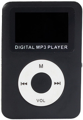 

Technomart LCD Screen Metal Mini Clip MP3 Player with Micro TF/SD Slot & FM Radio with Earphone and USB Cable Portable MP3 Music Players VR-M56 32 GB MP3 Player-Black VR-M56 32 GB MP3 Player(Black, 3.4 Display)