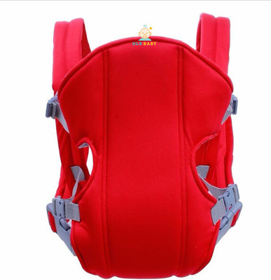 

Ole Baby Ultra Premium Comfortable Portable Kangaroo Bag & Buckle Strap (0-6 Months) Baby Carrier(Red, Front Carry facing in)