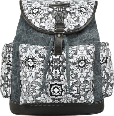 

Angesbags Anges Stoke Canvas Backpack(Black, 5 inch)