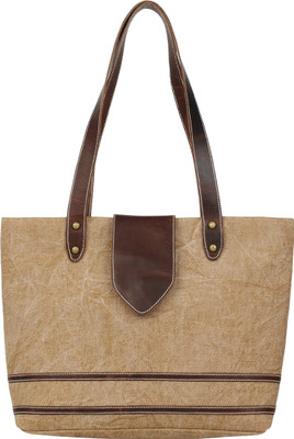 

Angesbags Anges Sawrey Canvas Shoulder Bag(Beige, 5 inch)