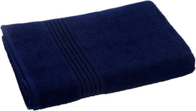 

HomeStrap Cotton 380 GSM Bath Towel(Dark Blue), Navy blue