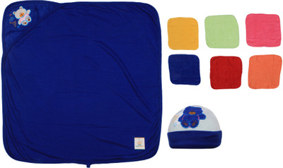 

Ole Baby Cotton 150 GSM Bath Towel(Blue), Navy blue